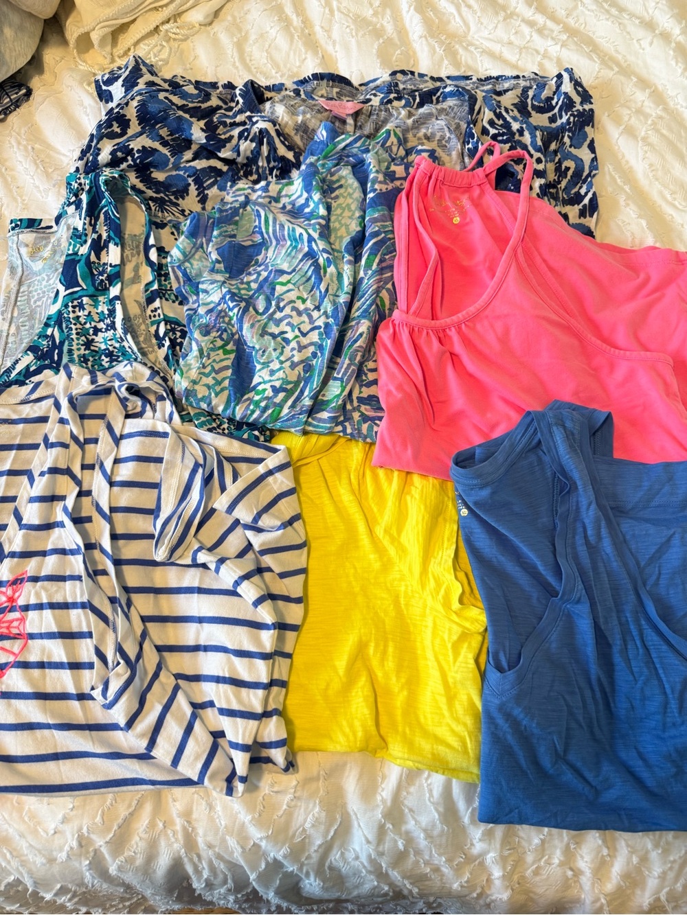 Lilly Pulitzer - XL tops - Bundle (7)